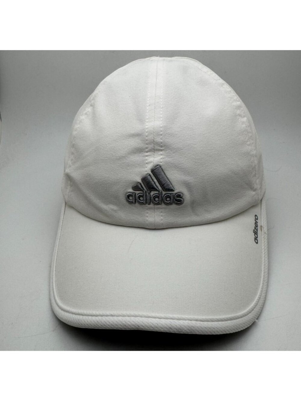 Adidas Adizero Hat Cap White Climacool Running Golf Adjustable Performance